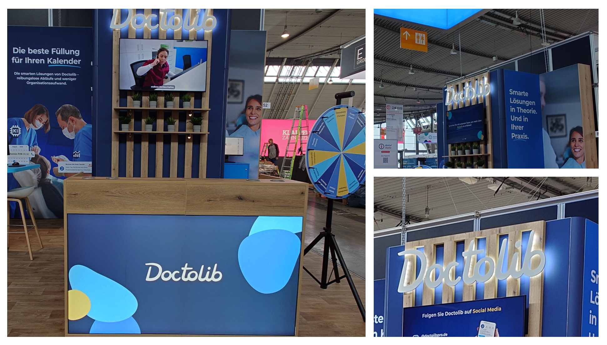 Doctolib @ Fachdental Stuttgart 2025 LUMIN_Kreativ LA_CONCEPT LA_CONCEPT_GmbH_Köln LUMINkreativ