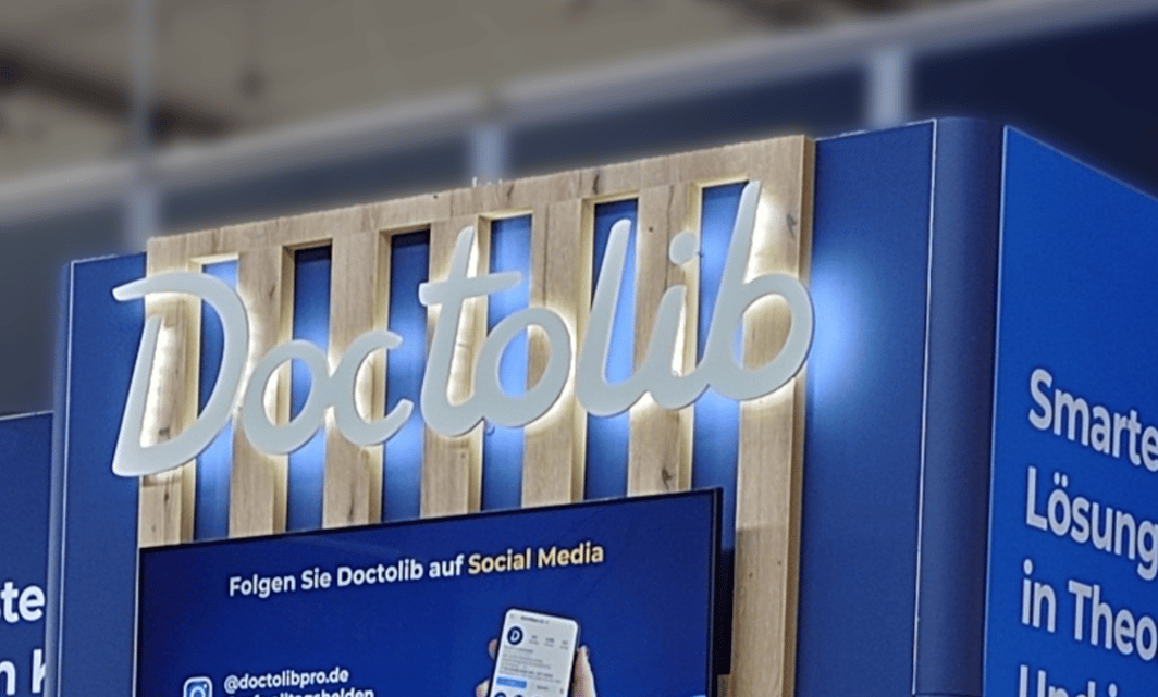 Doctolib @ infostage Fachdental Stuttgart 2025 LUMIN_Kreativ LA_CONCEPT LA_CONCEPT_GmbH_Köln LUMINkreativ