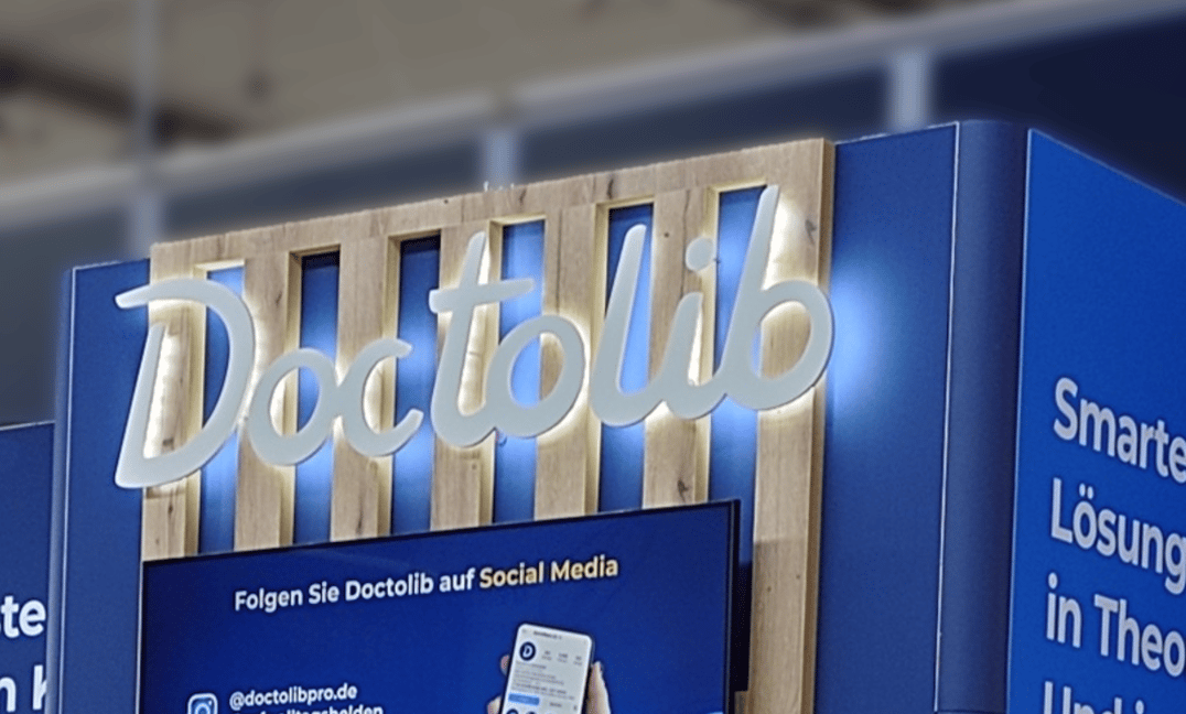 Doctolib @ infostage Fachdental Stuttgart 2025 LUMIN_Kreativ LA_CONCEPT LA_CONCEPT_GmbH_Köln LUMINkreativ