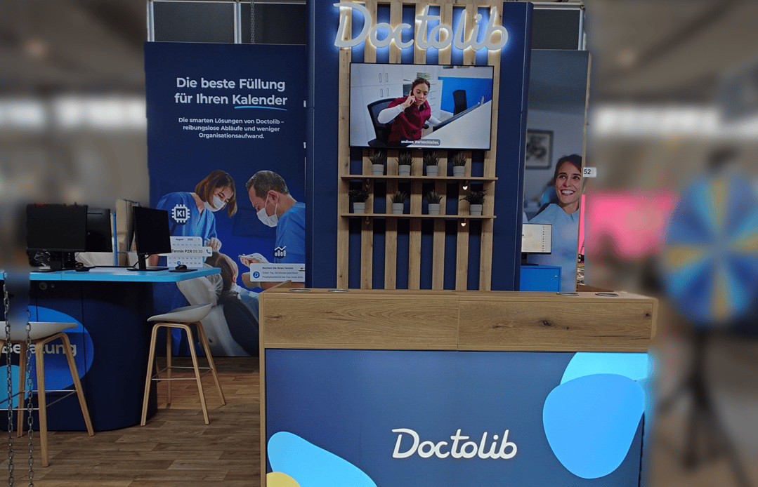 Doctolib @ infotage FACHDENTAL Stuttgart 2025 LA_CONCEPT_GmbH_Köln LUMIN_Kreativ