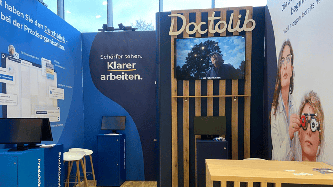 Doctolib GmbH @ AAD_2026 Messestand LA_CONCEPT_GmbH_Köln Messestände LUMIN_kreativ