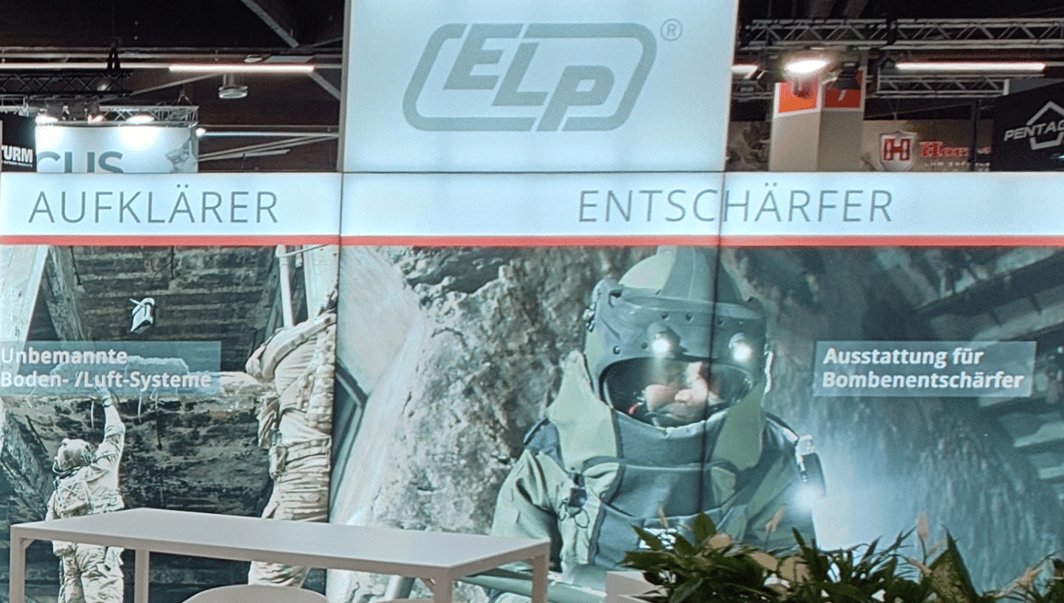 ELP GmbH @ Enforce-Tac-2026 Messestand LA-CONCEPT-GmbH-Köln LUMIN8 Messestand