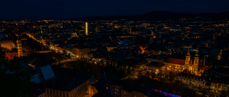 Graz bei Nacht