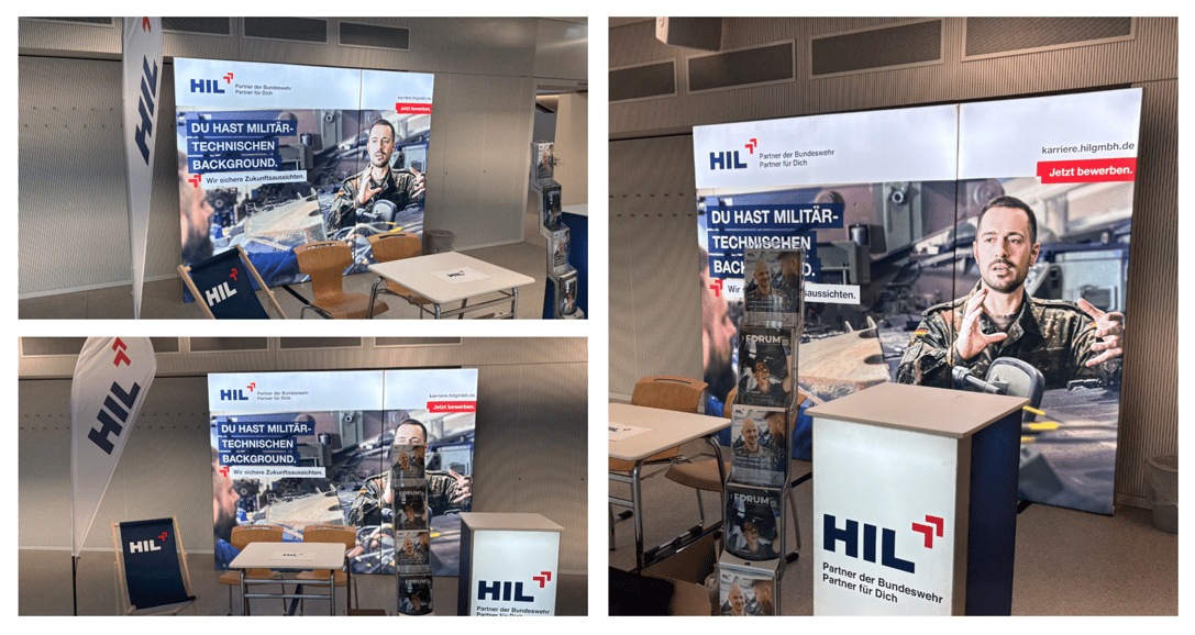 HIL Heeresinstandsetzungslogistik GmbH @ BFD Messe Messestand LA_CONCEPT_GmbH