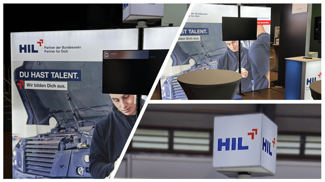 HIL Heeresinstandsetzungslogistik GmbH @ Berufsstarterbörse „Talente im Dialog“ LA_CONCEPT LUMIN6 LA-CONCEPT wirmachenmesse