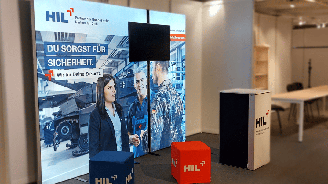 HIL Heeresinstandsetzungslogistik GmbH war bei der Ausbildungsmesse Rheinbach LA_CONCEPT wirmachenmesse LA CONCEPT