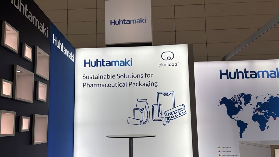 Huhtamaki @ CPHI Frankfurt 2025 Messestand LA_CONCEPT wirmachenmesse