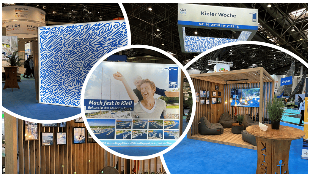 Kieler Woche @ Boot 2025 Messestand LA_CONCEPT_GmbH LUMIN-Kreativ wirmachenmesse