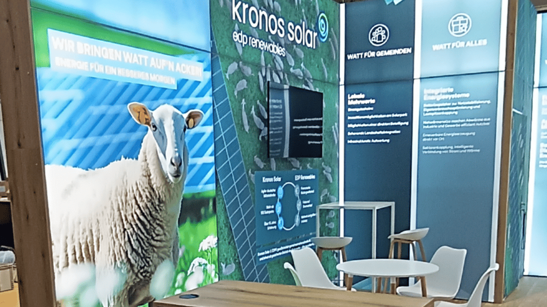 Kronos Solar @ Landtechnikmesse Agritechnica 2025 LA_CONCEPT LUMIN8_Messestand wirmachenmesse