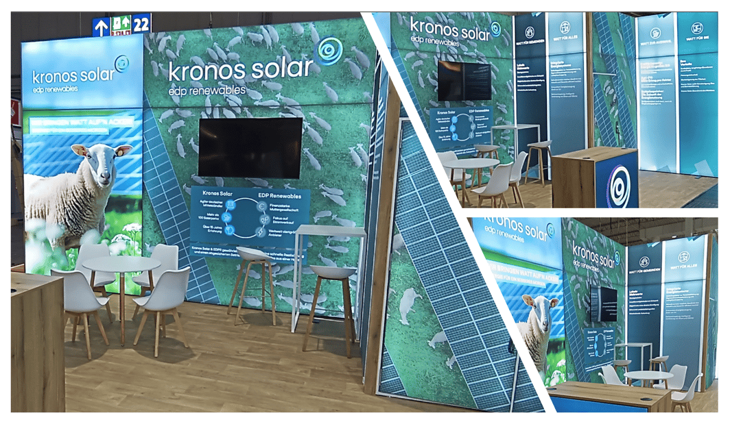 Kronos Solar Projekts GmbH @ Agritechnica 2025 LA_CONCEPT LUMIN8_Messestand wirmachenmesse