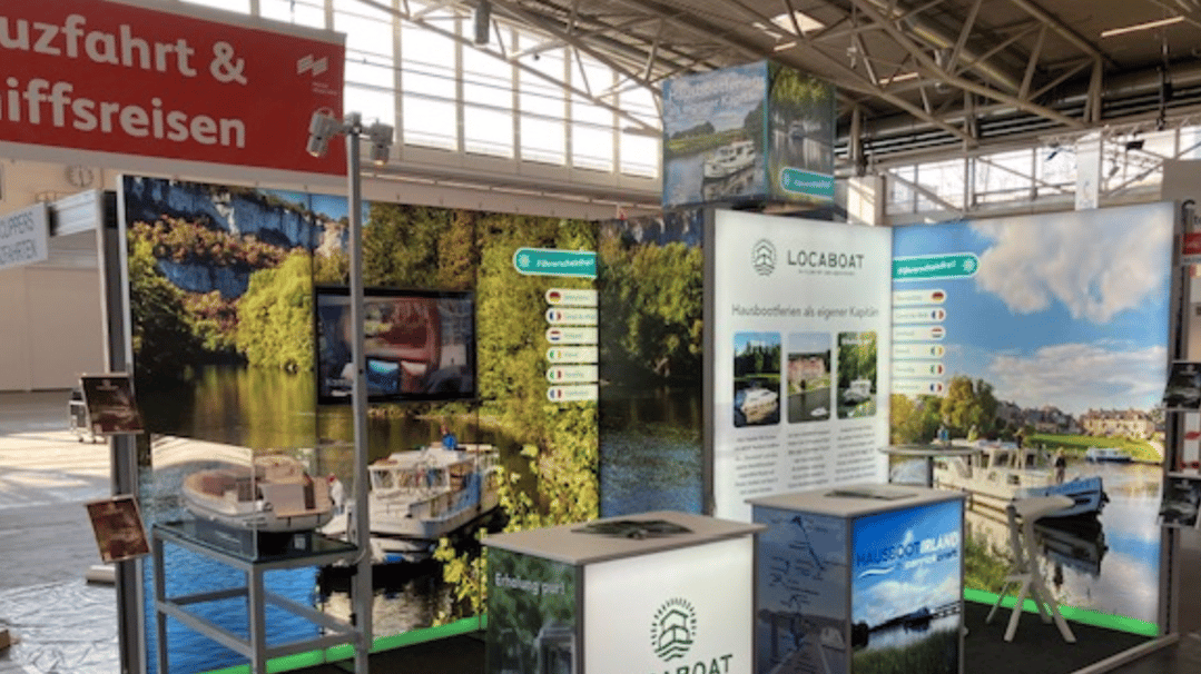 LOCABOAT @free 2025 in München Messestand LA_CONCEPT_GmbH