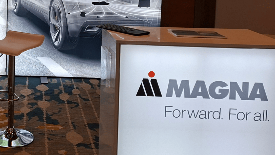 Magna Electronics @ Tech.AD Europe 2026 LA_CONCEPT_GmbH_Köln LUMIN8_Messestämde