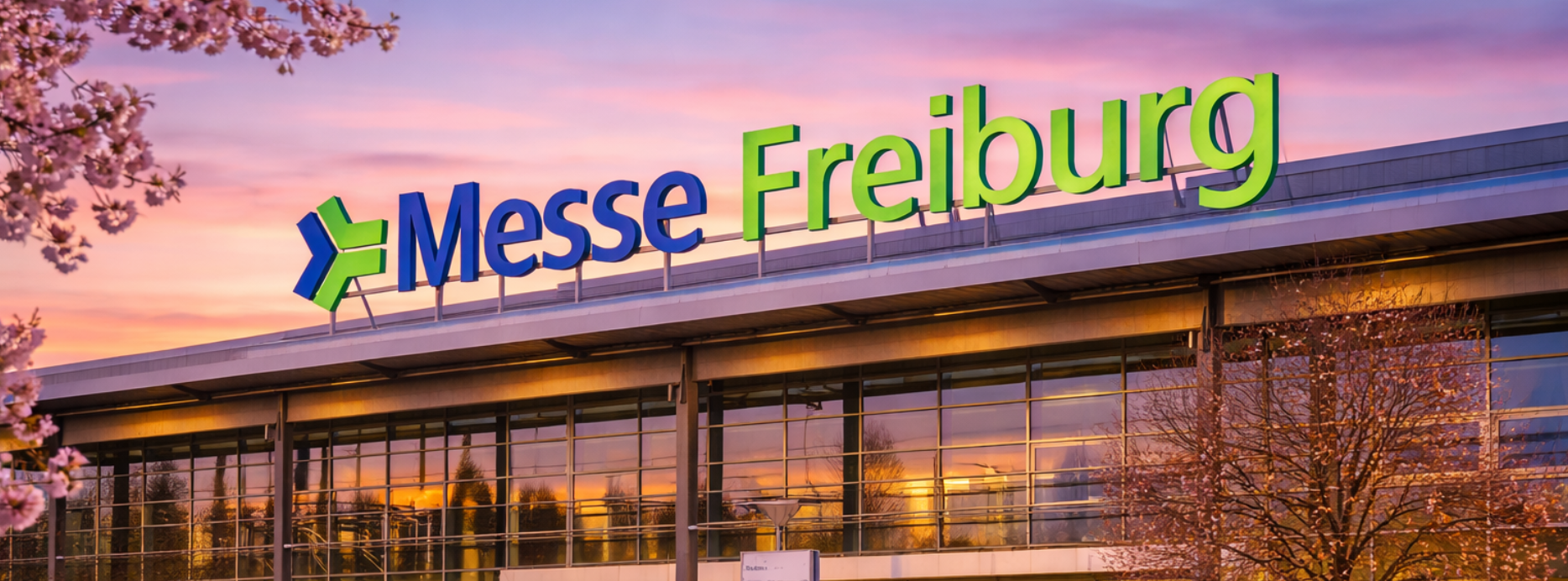 Messe in Freibug an einem Frühlingstag