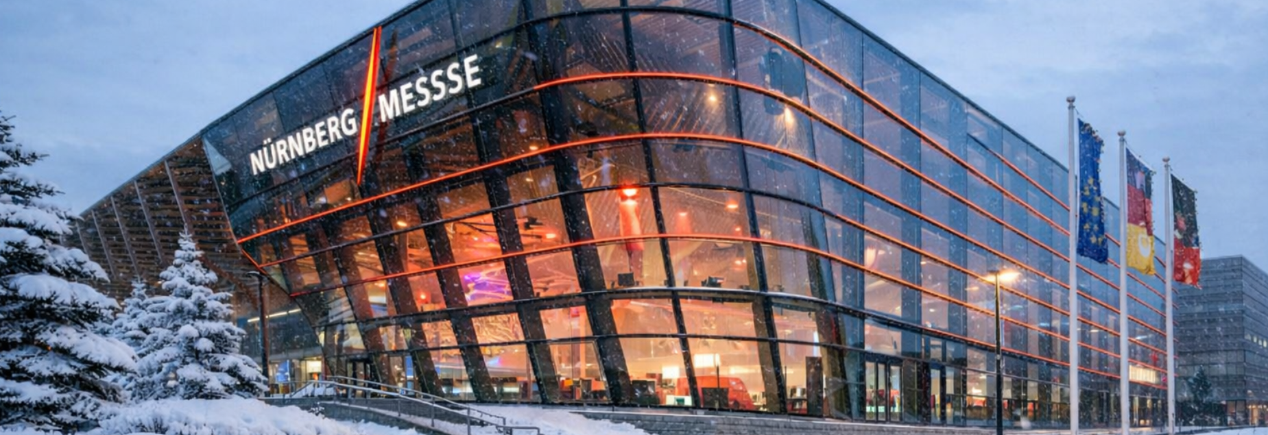 Nürnberg Messe im Schnee Nürnberg Messe im Schnee