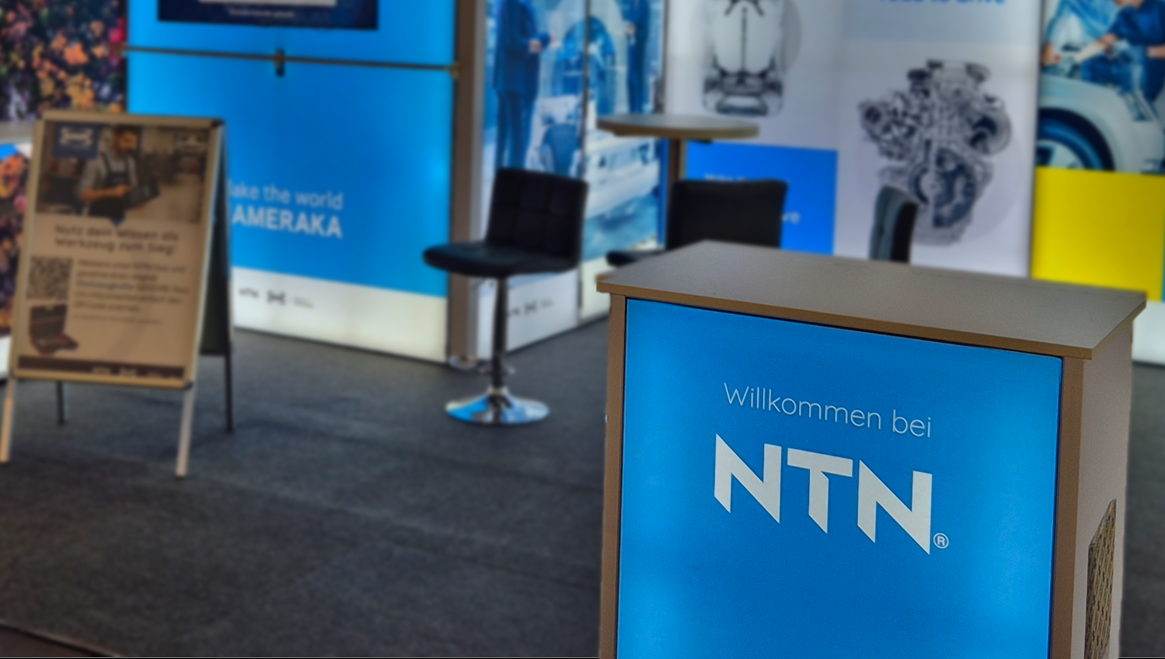 NTN Wälzlager @  PROFI SERVICE TAGE 2025  LA_CONCEPT_GmbH Messestand LUMIN8 LA-CONCEPT LUMIN_8