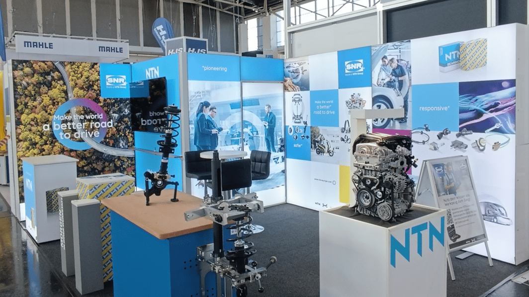 NTN Wälzlager @ Stahlruber München 2026 LA_CONCEPT_GmbH LUMIN8 Messestände LA-CONCEPT-GmbH-Köln