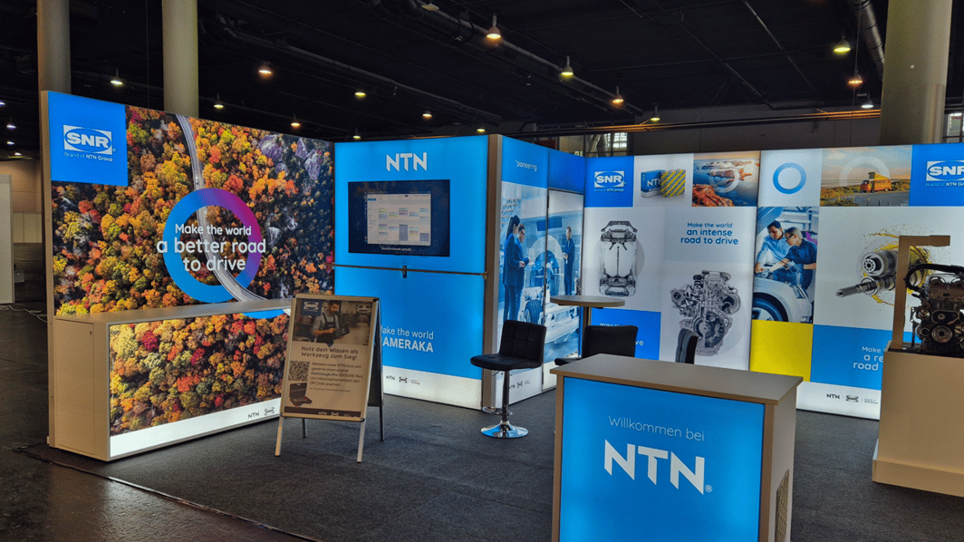 NTN_Wälzlager @ PROFI SERVICE TAGE 2025 LA_CONCEPT_GmbH Messestand LUMIN8 LA-CONCEPT LUMIN_8