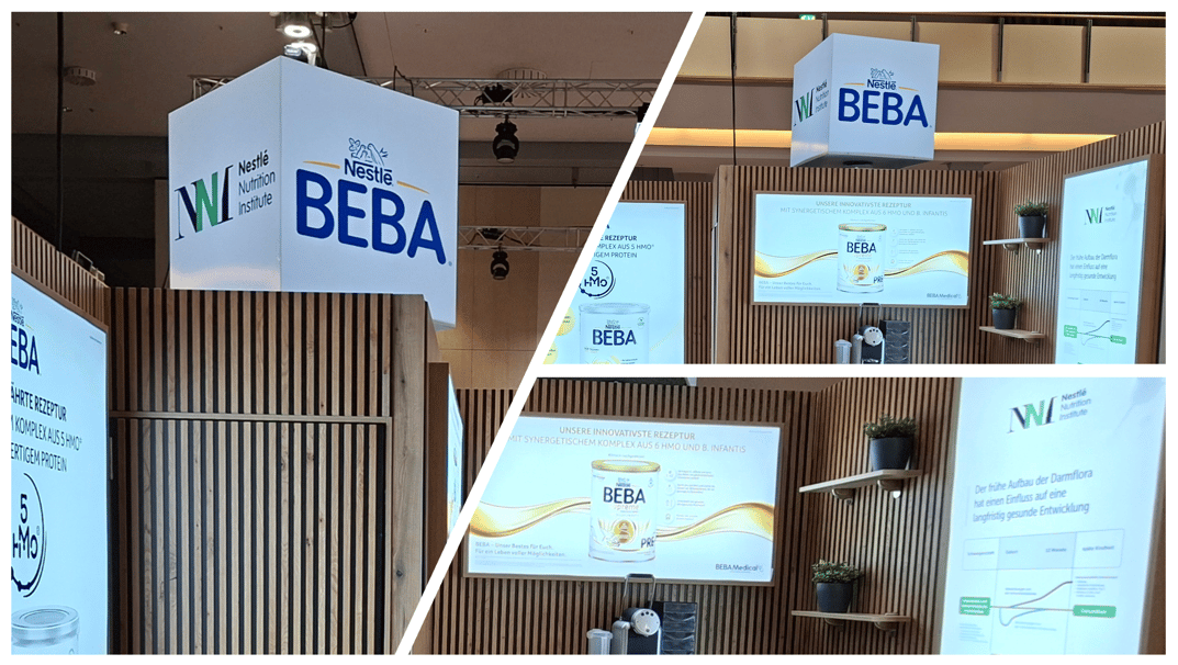 Nestlé Nutrition @ DGPM 2025 LA_CONCEPT_GmbH Messestand LUMIN_Kreativ LA-CONCEPT-GmbH-Köln LUMINkreativ