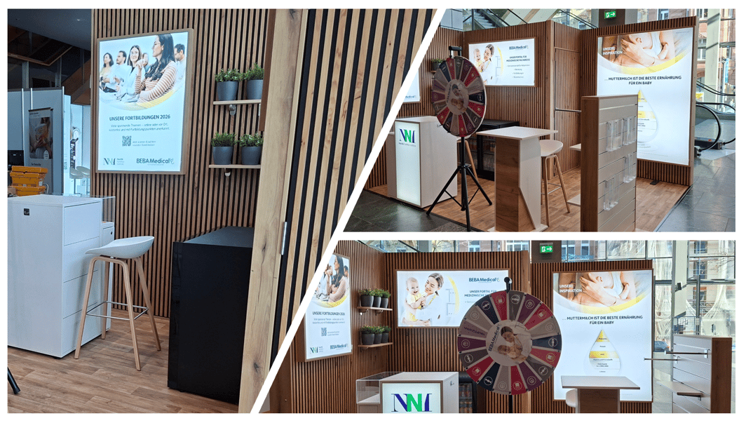 Nestle Nutrition @ Geburtshilfe im Dialog 2026 Messestände LA_CONCEPT_GmbH LUMIN_kreativ