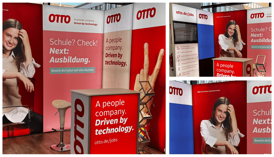 OTTO Group @ karriere_dual_Hamburg_2025 Messestand LA_CONCEPT_GmbH_Köln