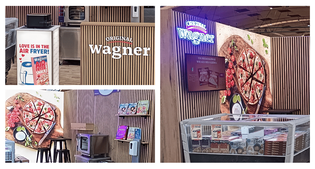 Original_Wagner_Pizza @ Innovations-Messe von EDEKA Südwest 2026 in Karlsruhe Messestand LA_CONCEPT_GmbH_Köln