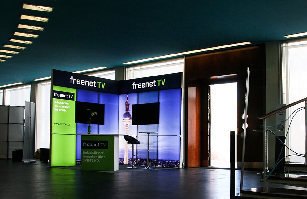 Aus Mediabroadcast wird freenet.tv Messestand