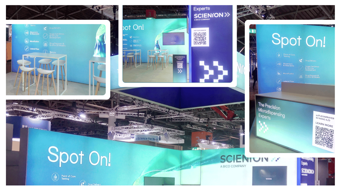 SCIENION GmbH @ MEDICA_2024 Messestand LA-CONCEPT-GmbH-Köln wirmachenmesse