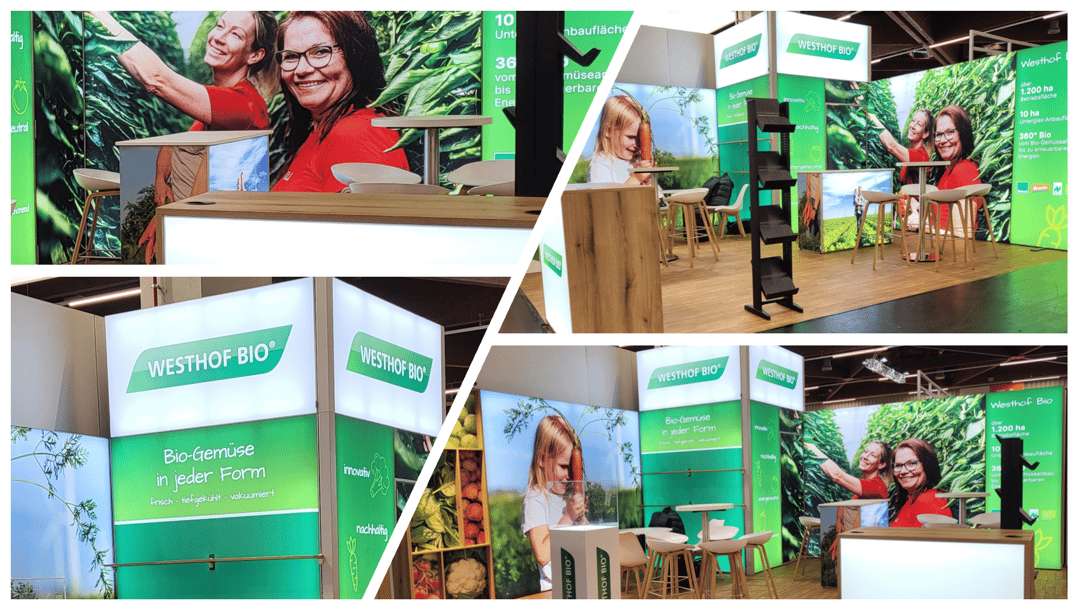 Westhof Bio-Gemüse GmbH & Co. KG Messestand @ BIOFACH 2025 LA_CONCEPT_GmbH