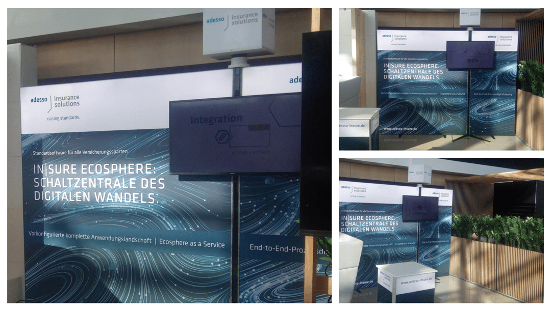 adesso insurance solutions GmbH @ Messekongress Schadenmanagement 2025 Messestand LA_CONCEPT_GmbH