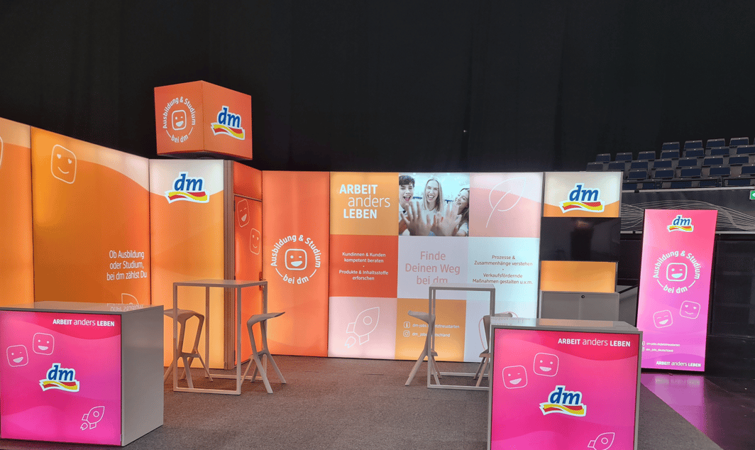 dm-drogerie markt @ Vocatium Stuttgart 2025 Messestand LA CONCEPT wirmachenmesse