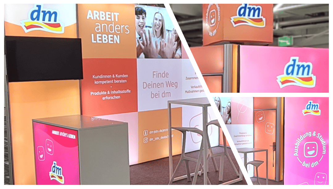 dm-drogerie markt LUMIN8 Messestand @ Einstieg Karlsruhe LA-CONCEPT-GmbH-1