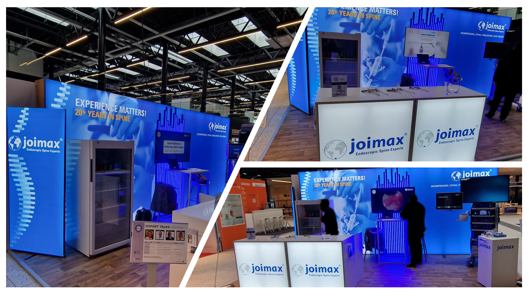joimax mit LUMIN8 Messestand @ Eurospine 2025 LA_CONCEPT-GmbH-Köln