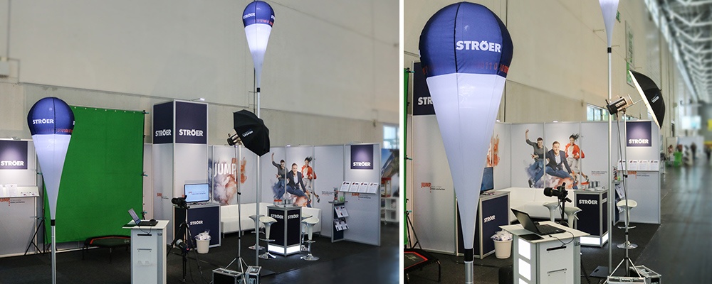 Stroer überzeugt auf dem Absolventenkongress 2018 mit einem weithin sichtbaren Messeauftritt