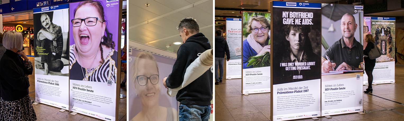 Aidshilfe Köln: Foto-Ausstellung im Hauptbahnhof