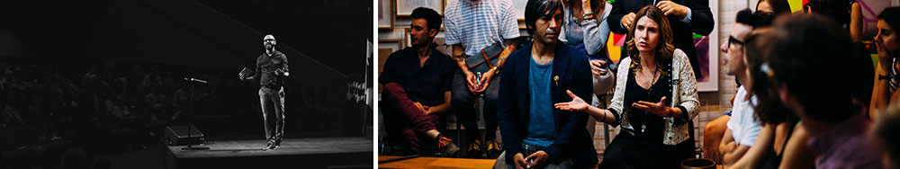 Messen sollten Menschen mit einer Message eine Bühne bieten und nicht nur den Produkten. Schaffen Sie Mehrwerte!