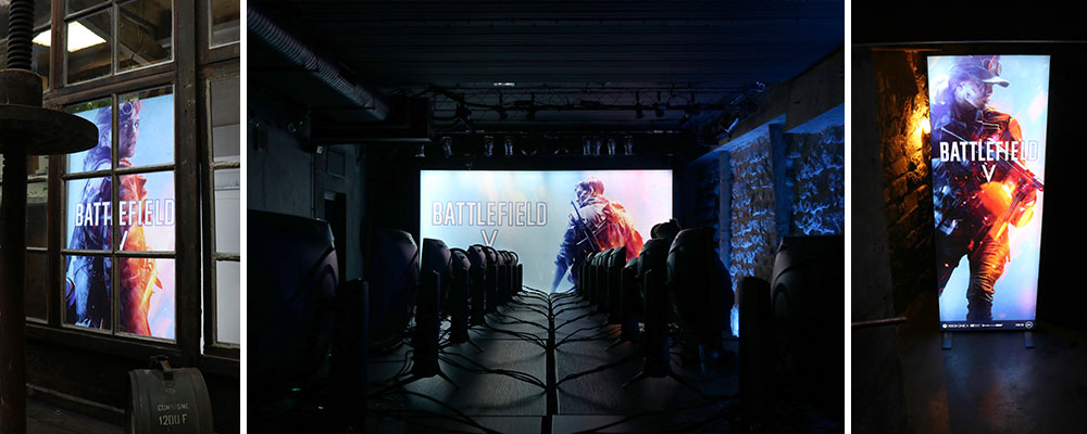 LUMIN8 LED Messestand Elemente sorgten auf dem EA Event in Paris für die richtige Beleuchtung