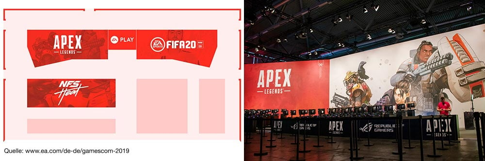 Gamescom 2019 Halle 6 mit Apex Legends