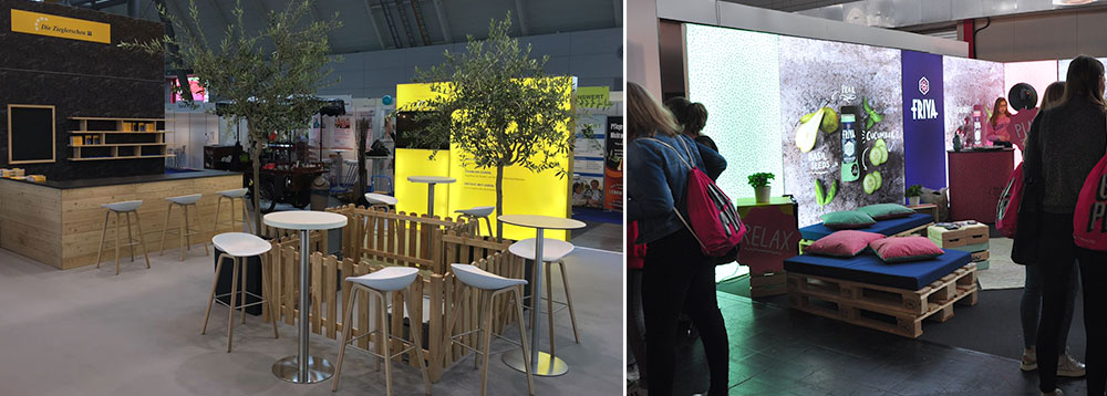 Sogenannte Kennenlern-Zonen bilden einen guten Gesprächseinstieg