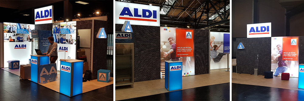 Mit Kühlschrank und LED-Fernwirkung zieht ALDI NORD Besucher an