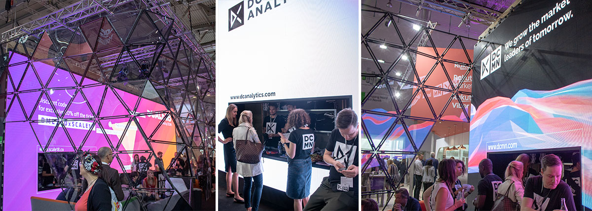 Außergewöhnliches Messestand-Design von dcmn