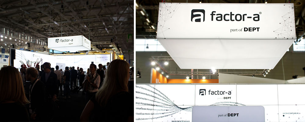 Der beleuchtete Deckenhänger ist weithin sichtbar und ein perfekter Orientierungspunkt sowie Blickfang