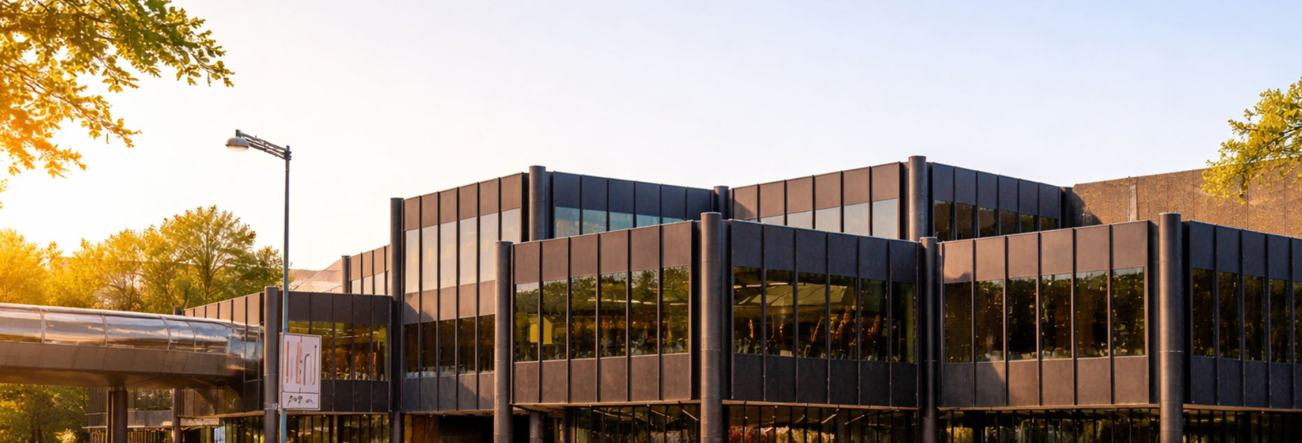 Congress Center Düsseldorf im Frühling