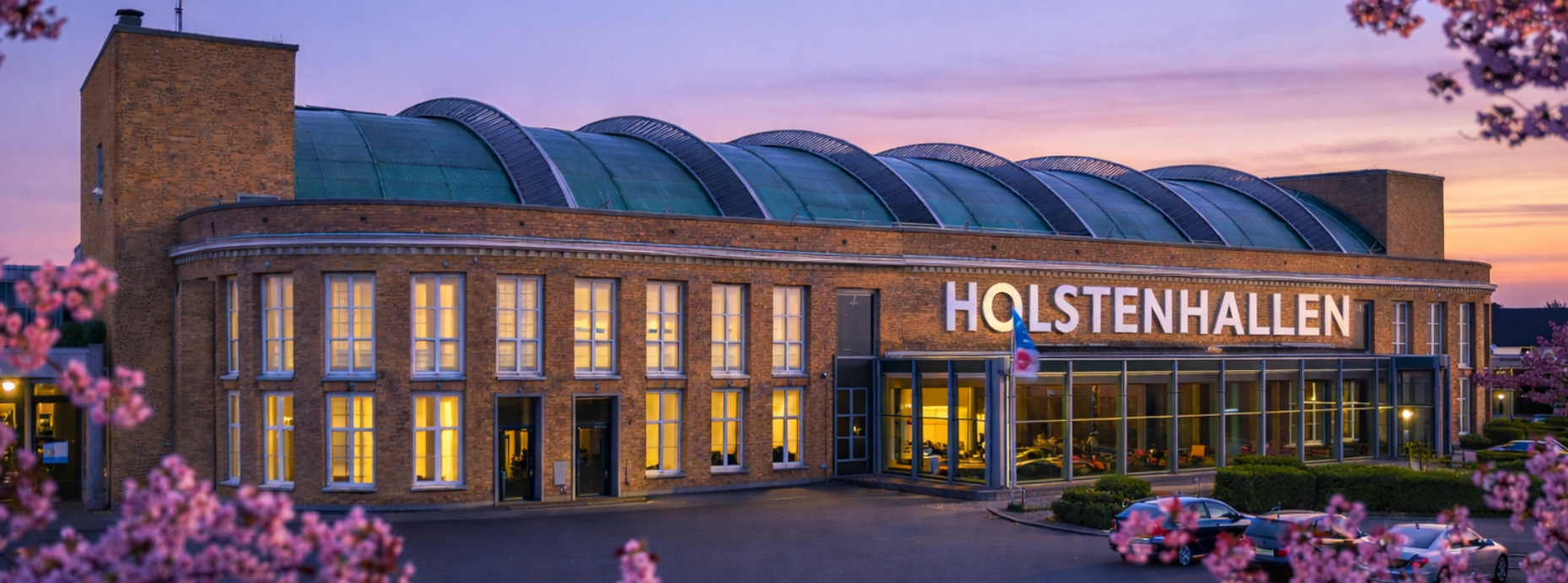 Holstenhallen in Neumünster an einem Frühlingstag-1 Holstenhallen in Neumünster an einem Frühlingstag-1