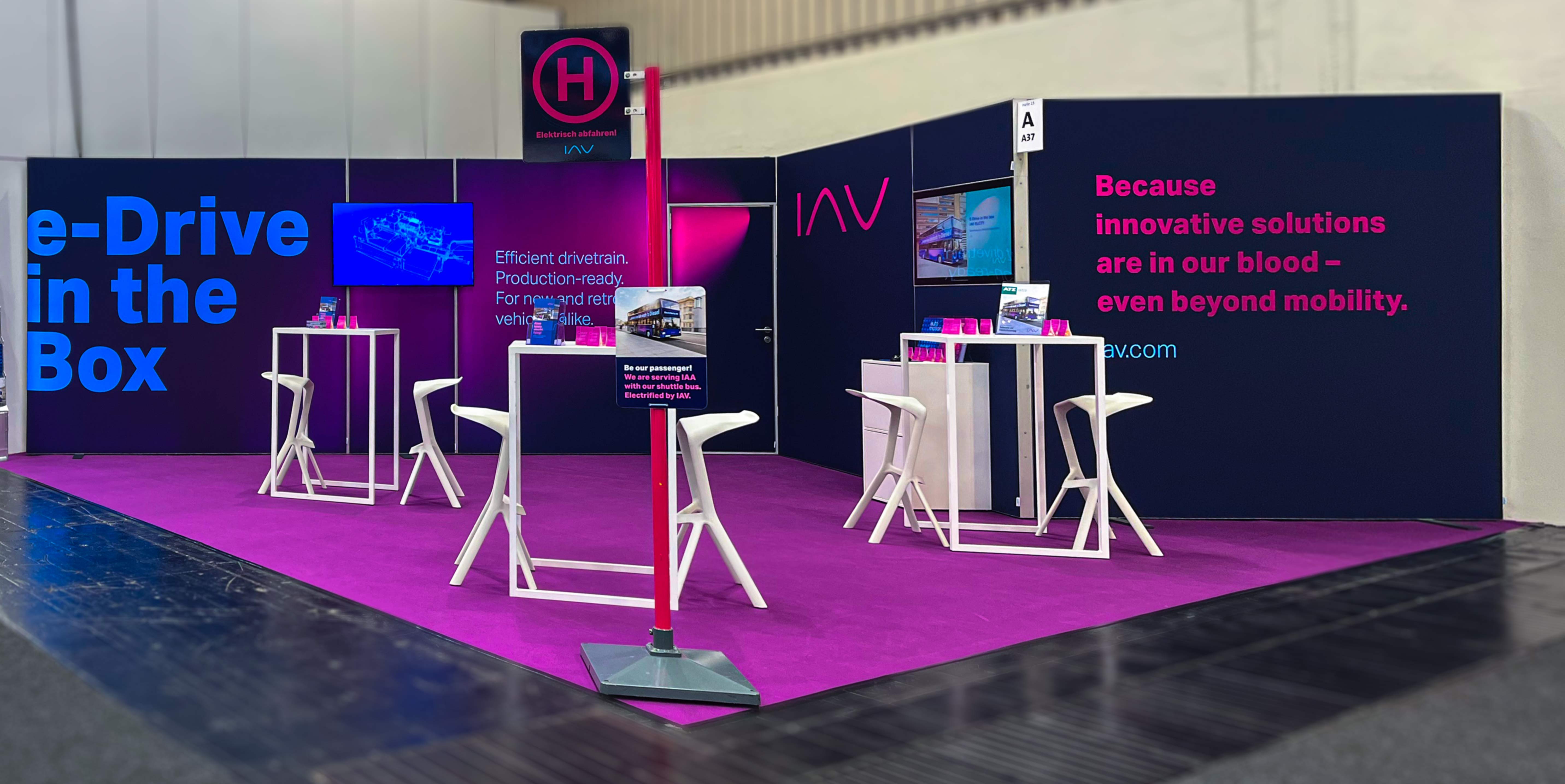 Innovative Präsentation auf der IAA TRANSPORTATION 2022: IAV zeigt Elektroantrieb „IAV Elcty“