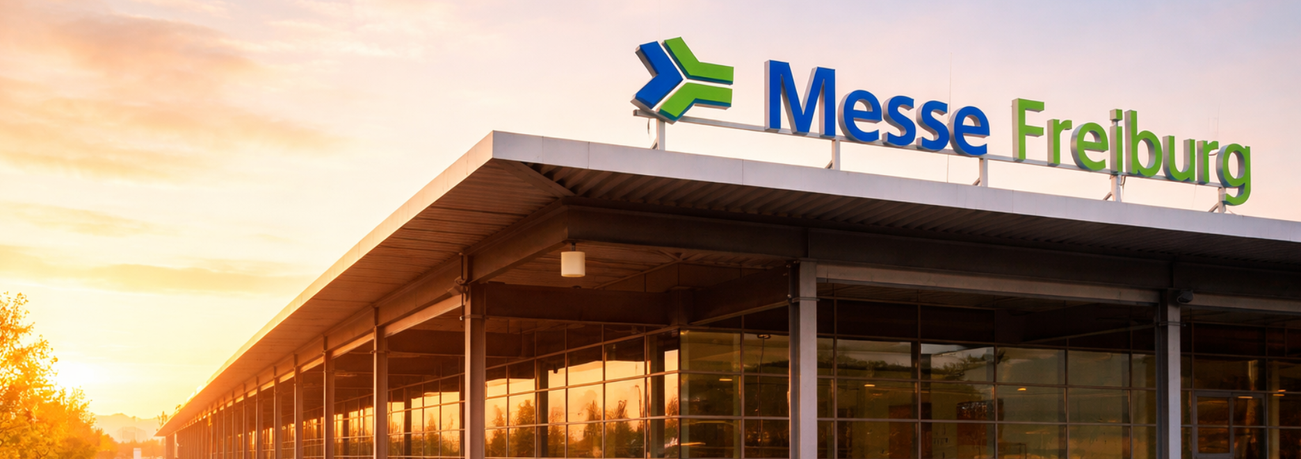 Messe in Freiburg bei Sonnenaufgang